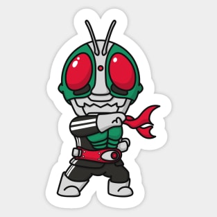 Kamen Rider Ichigou Ichigo Chibi Style Kawaii Sticker